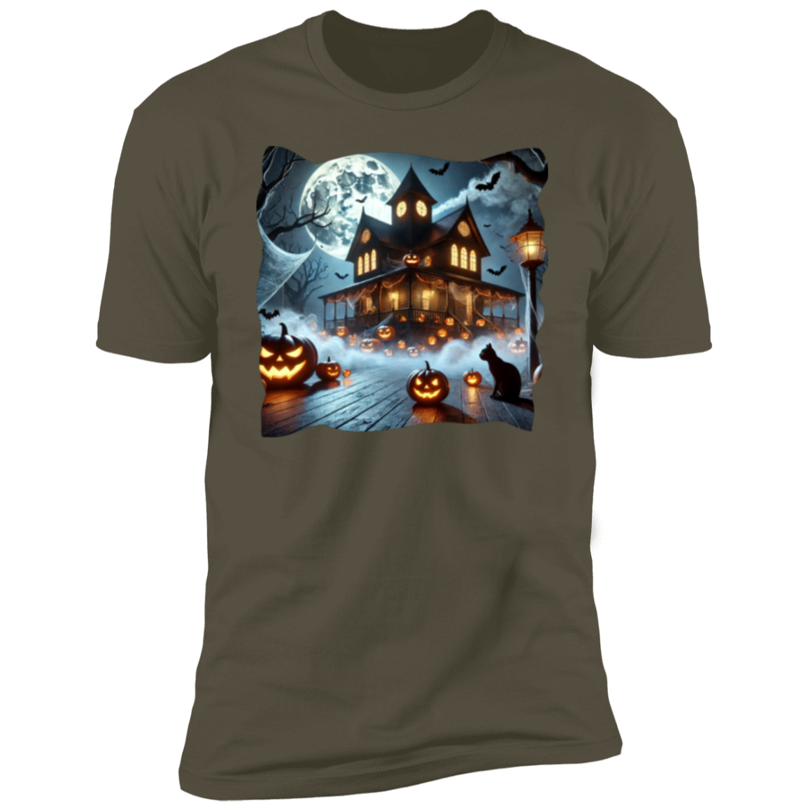 Black Cat | Haunted House T-Shirt