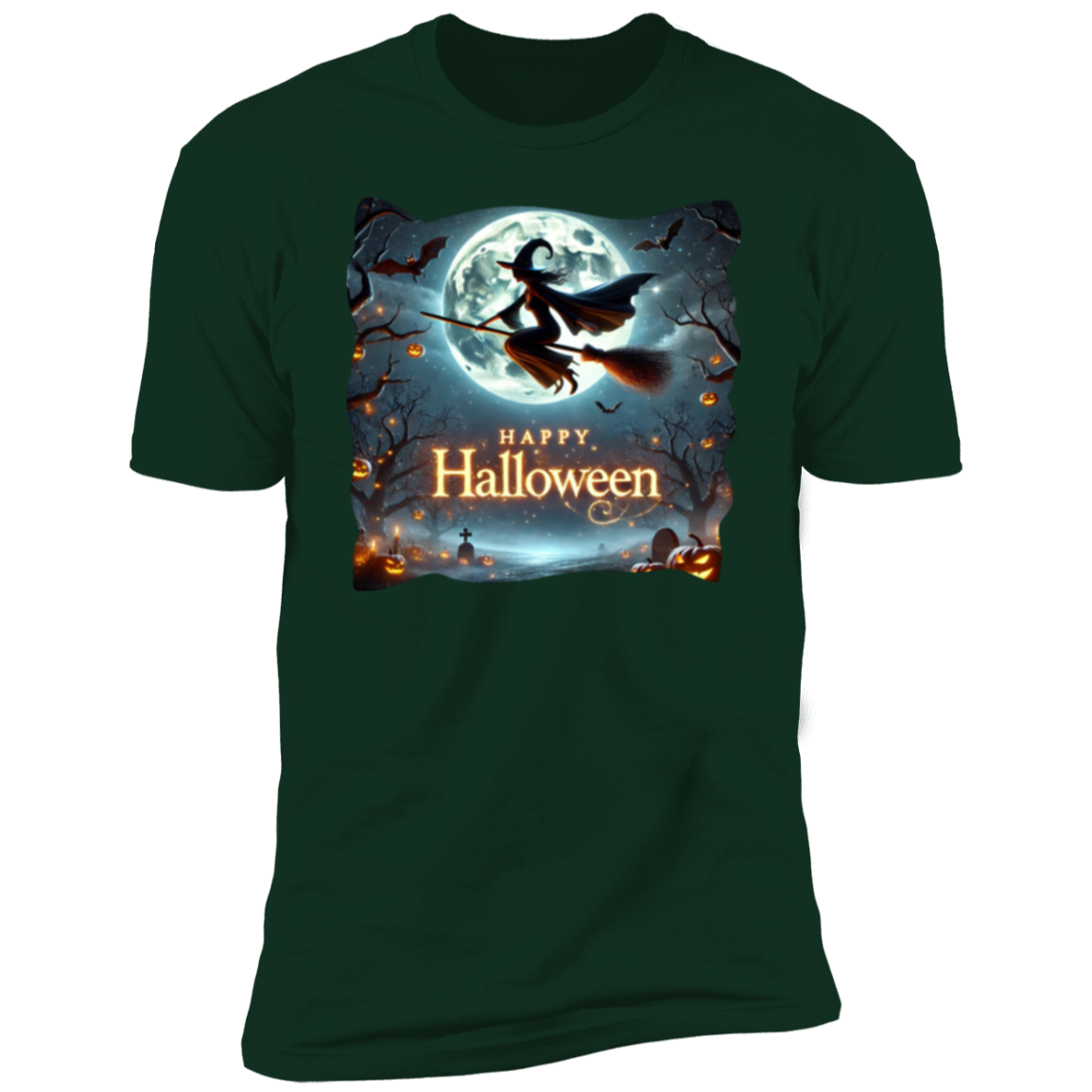 Witch in Full Moon T-Shirt