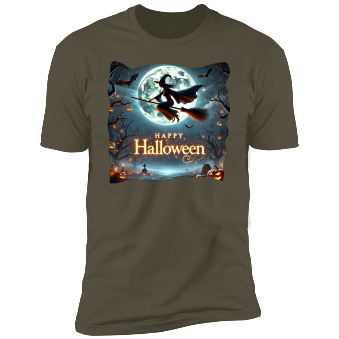 Witch in Full Moon T-Shirt