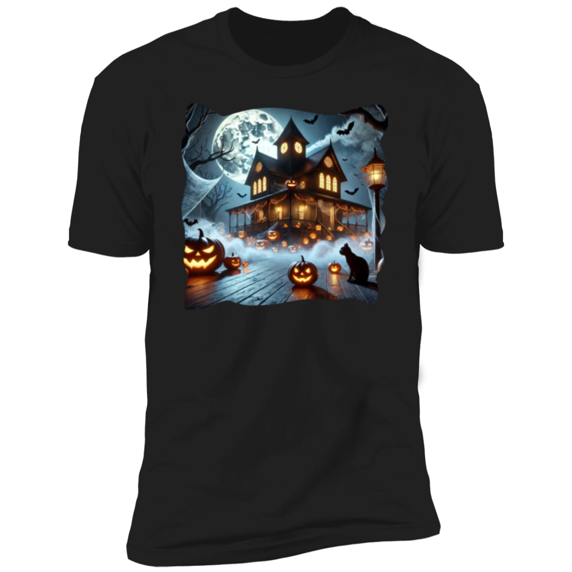 Black Cat | Haunted House T-Shirt