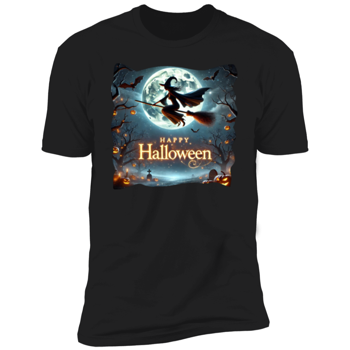 Witch in Full Moon T-Shirt