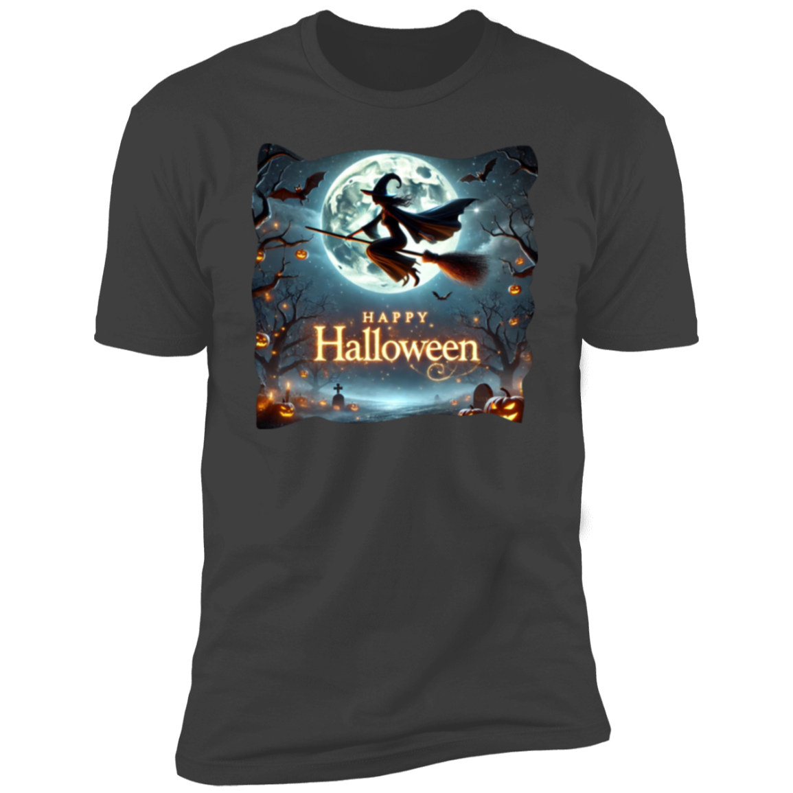 Witch in Full Moon T-Shirt