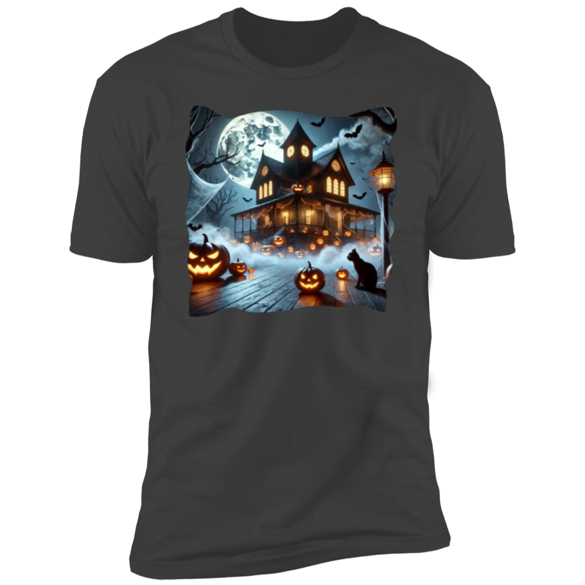 Black Cat | Haunted House T-Shirt