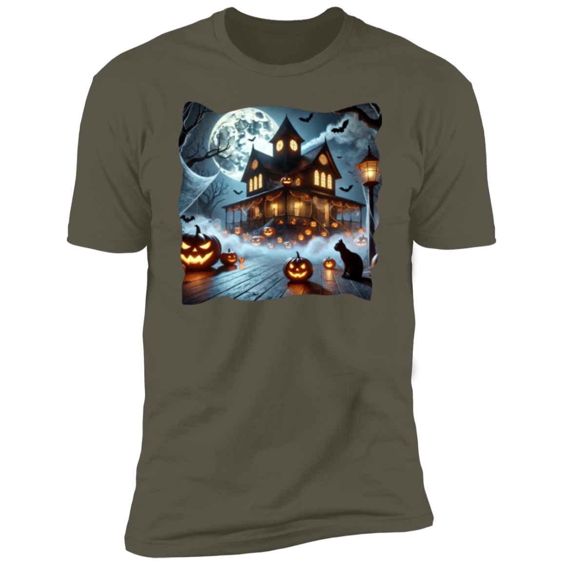 Black Cat | Haunted House T-Shirt