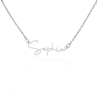 Signature  Personalized Name Necklace