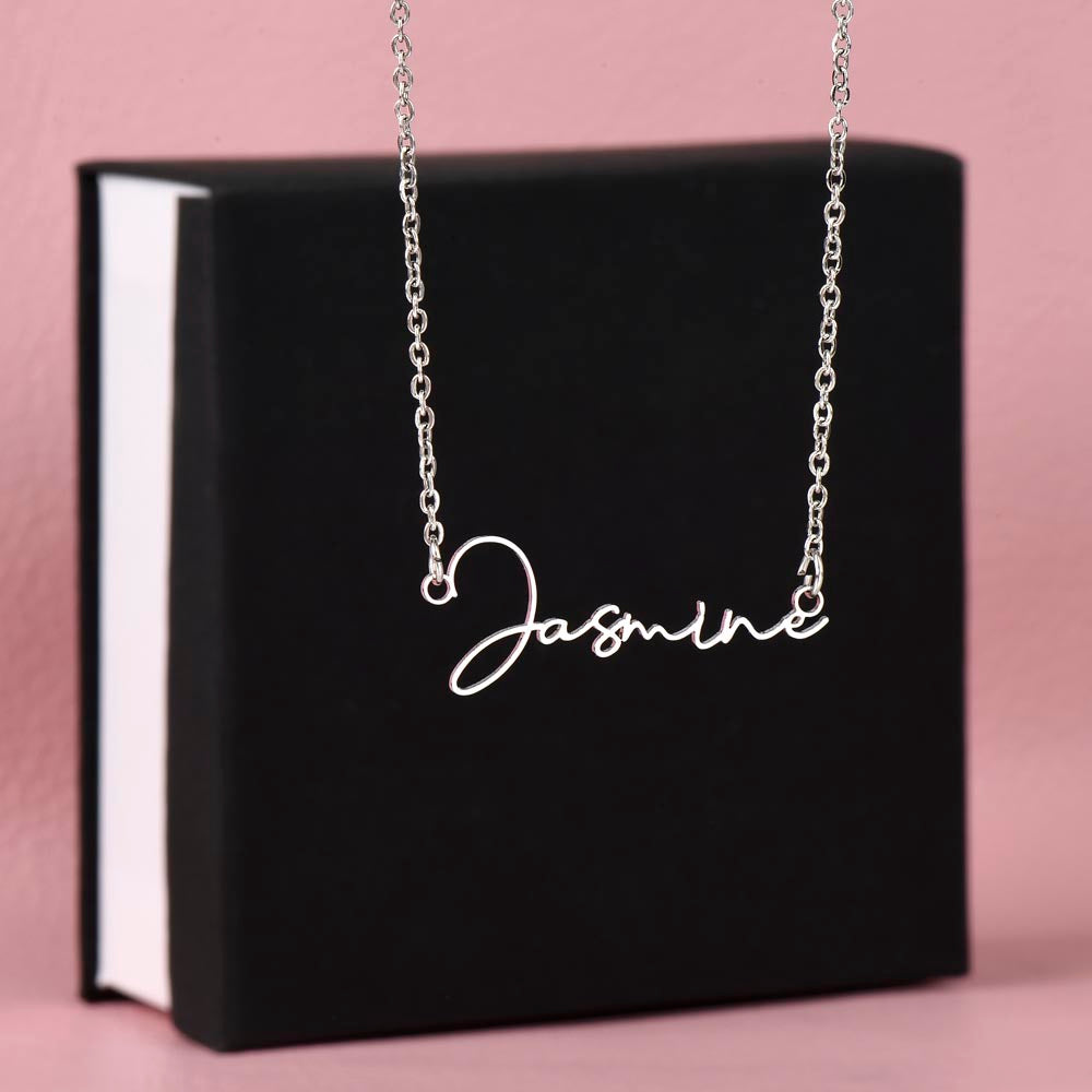 Signature  Personalized Name Necklace