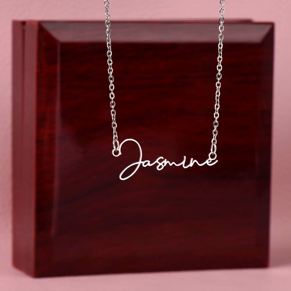 Signature  Personalized Name Necklace