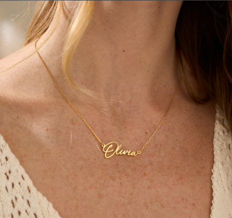 Signature  Personalized Name Necklace